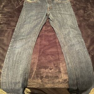 Diesel Men's Dark Blue Relaxed Jeans